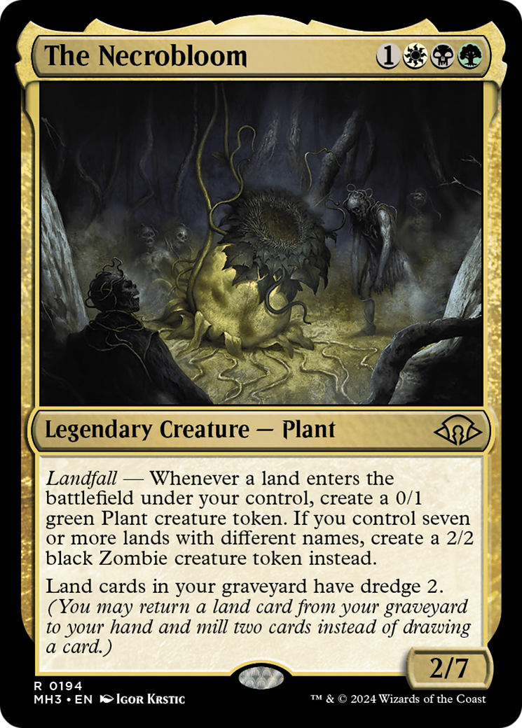 The Necrobloom (MH3-194) - Modern Horizons 3 - Poke-Collect