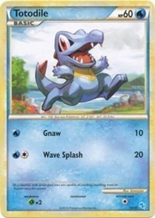 Totodile (#1) 1 - HGSS Trainer Kit Gyarados & Raichu - Poke-Collect