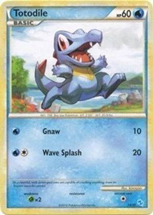 Totodile (#1) 1 - HGSS Trainer Kit Gyarados & Raichu - Poke-Collect
