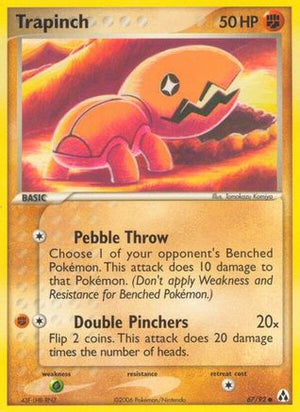 Trapinch 67/92 - Legend Maker Reverse Holofoil - Poke-Collect