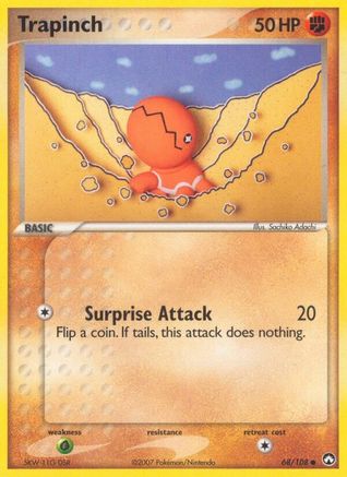 Trapinch 68/108 - Power Keepers Reverse Holofoil - Poke-Collect