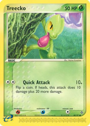 Treecko 80/97 - Dragon Reverse Holofoil - Poke-Collect