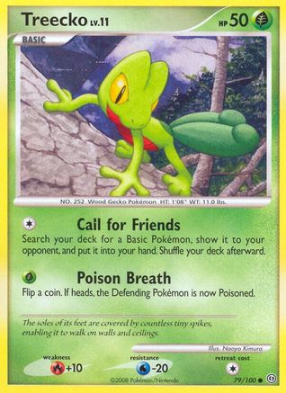 Treecko 79/100 - Stormfront Reverse Holofoil - Poke-Collect
