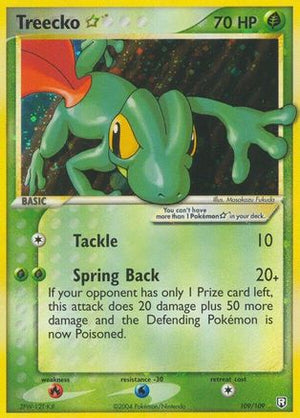 Treecko ★ 109/109 - Team Rocket Returns Holofoil - Poke-Collect