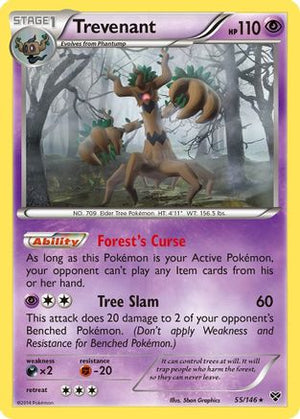 Trevenant 55/146 - XY Reverse Holofoil - Poke-Collect