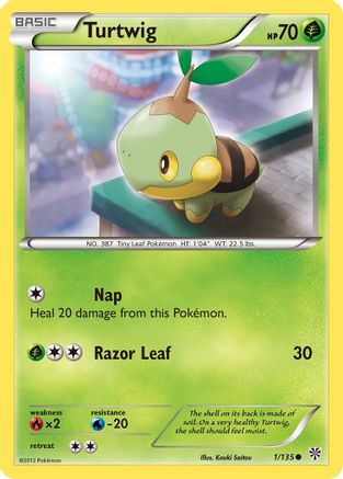 Turtwig 1/135 - Plasma Storm - Poke-Collect