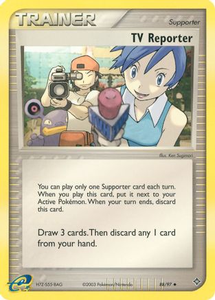 TV Reporter 88/97 - Dragon Reverse Holofoil - Poke-Collect