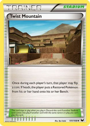 Twist Mountain 101/108 - Dark Explorers Reverse Holofoil - Poke-Collect