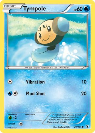 Tympole 22/101 - Noble Victories Reverse Holofoil - Poke-Collect