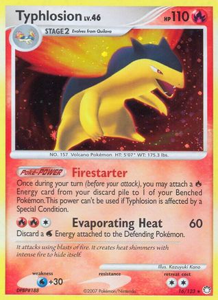 Typhlosion 16/123 - Mysterious Treasures Holofoil - Poke-Collect