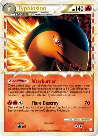 Typhlosion 110/123 - HeartGold & SoulSilver Holofoil - Poke-Collect