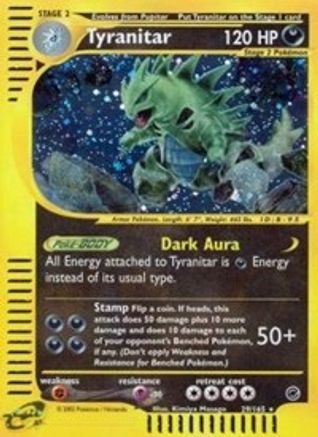 Tyranitar 29/165 - Expedition Base Set Holofoil - Poke-Collect