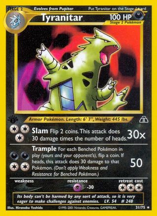 Tyranitar 31/75 - Neo Discovery Unlimited - Poke-Collect