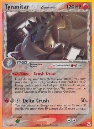 Tyranitar δ 16/113 - Delta Species Holofoil - Poke-Collect