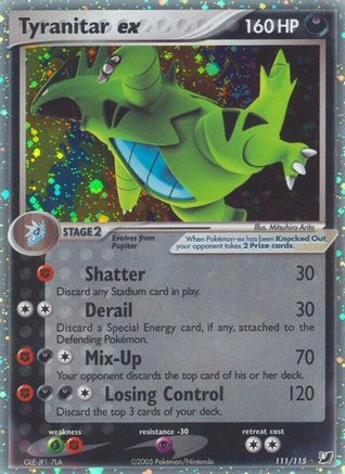 Tyranitar ex 111/115 - Unseen Forces Holofoil - Poke-Collect