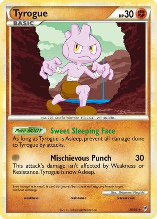 Tyrogue 36/95 - Call of Legends Reverse Holofoil - Poke-Collect