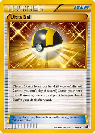 Ultra Ball 122/116 - Plasma Freeze Holofoil - Poke-Collect