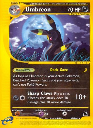 Umbreon 32/144 - Skyridge Reverse Holofoil - Poke-Collect