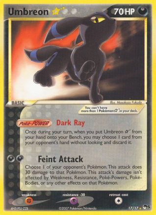 Umbreon ★ 17/17 - POP Series 5 Holofoil - Poke-Collect