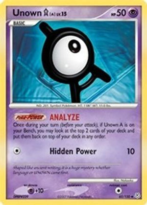Unown A 65/130 - Diamond & Pearl - Poke-Collect