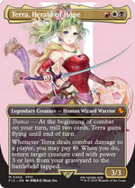 Terra, Herald of Hope (Borderless) (FIC-204) - Commander: FINAL FANTASY (Borderless) Foil - Poke-Collect