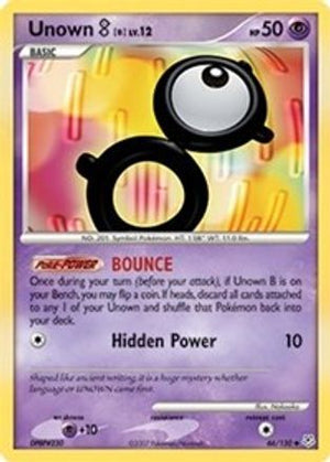 Unown B 66/130 - Diamond & Pearl - Poke-Collect