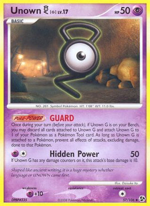 Unown G 57/106 - Great Encounters - Poke-Collect