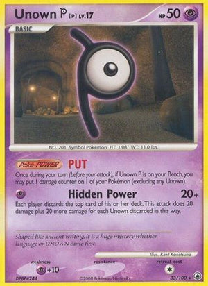 Unown P 33/100 - Majestic Dawn - Poke-Collect