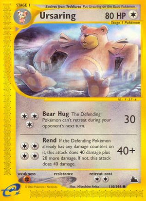 Ursaring 110/144 - Skyridge Reverse Holofoil - Poke-Collect
