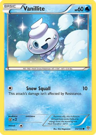 Vanillite 35/135 - Plasma Storm Reverse Holofoil - Poke-Collect