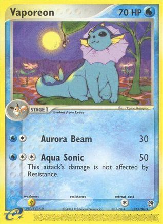 Vaporeon 25/100 - Sandstorm - Poke-Collect