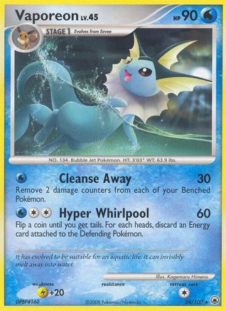 Vaporeon 34/100 - Majestic Dawn - Poke-Collect