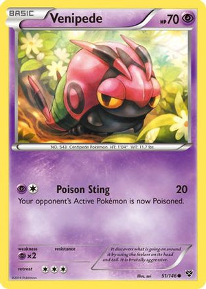 Venipede 51/146 - XY - Poke-Collect