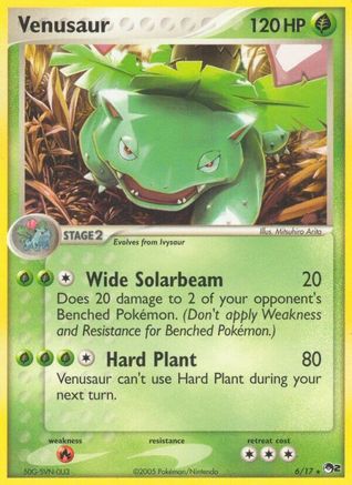 Venusaur 6/17 - POP Series 2 Holofoil - Poke-Collect