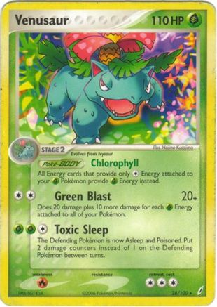 Venusaur 28/100 - Crystal Guardians - Poke-Collect