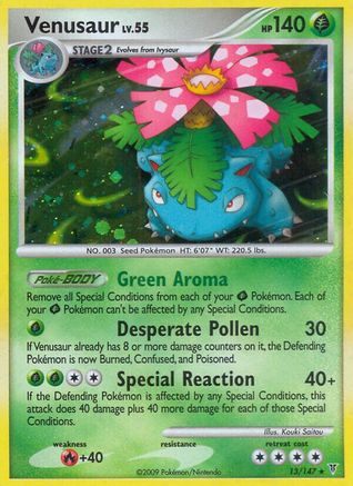 Venusaur 13/147 - Supreme Victors Reverse Holofoil - Poke-Collect