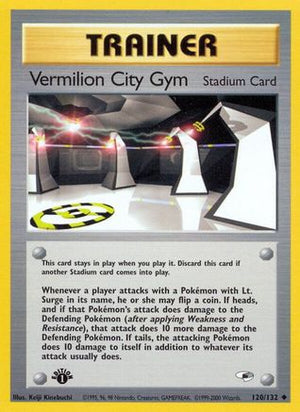Vermilion City Gym 120/132 - Gym Heroes 1st Edition - Poke-Collect
