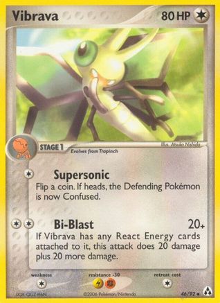 Vibrava 46/92 - Legend Maker Reverse Holofoil - Poke-Collect