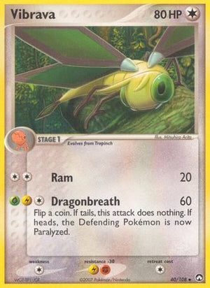 Vibrava 40/108 - Power Keepers Reverse Holofoil - Poke-Collect