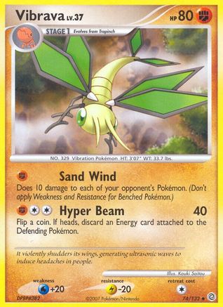 Vibrava 74/132 - Secret Wonders - Poke-Collect