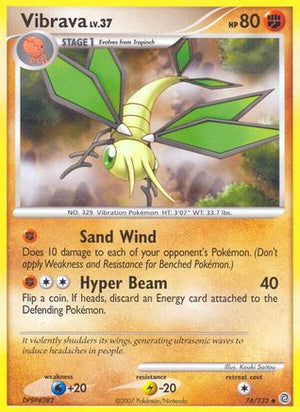 Vibrava 74/132 - Secret Wonders - Poke-Collect