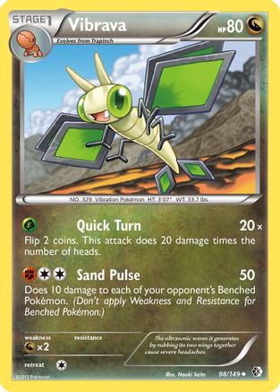 Vibrava 98/149 - Boundaries Crossed Reverse Holofoil - Poke-Collect