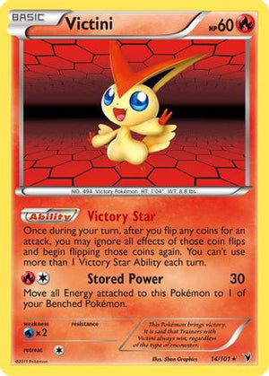 Victini 14/101 - Noble Victories Reverse Holofoil - Poke-Collect