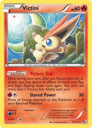 Victini 23/113 - Legendary Treasures Reverse Holofoil - Poke-Collect