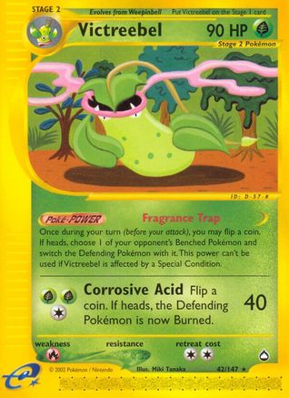 Victreebel 42/147 - Aquapolis Reverse Holofoil - Poke-Collect