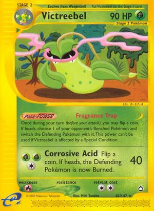 Victreebel 42/147 - Aquapolis Reverse Holofoil