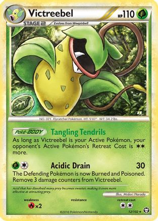 Victreebel 12/102 - HSTriumphant Reverse Holofoil - Poke-Collect