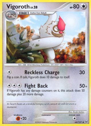 Vigoroth 64/127 - Platinum - Poke-Collect
