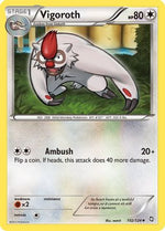 Vigoroth 102/124 - Dragons Exalted Reverse Holofoil - Poke-Collect