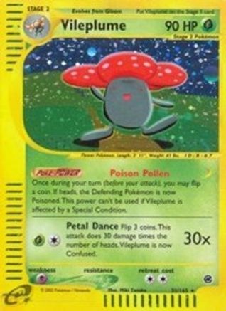 Vileplume 31/165 - Expedition Base Set Reverse Holofoil - Poke-Collect